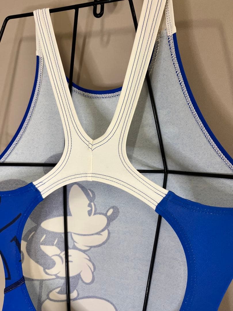 アリーナ競泳水着ミッキーマウス ハイレグ ニュークスモデル使用感ありサイズS