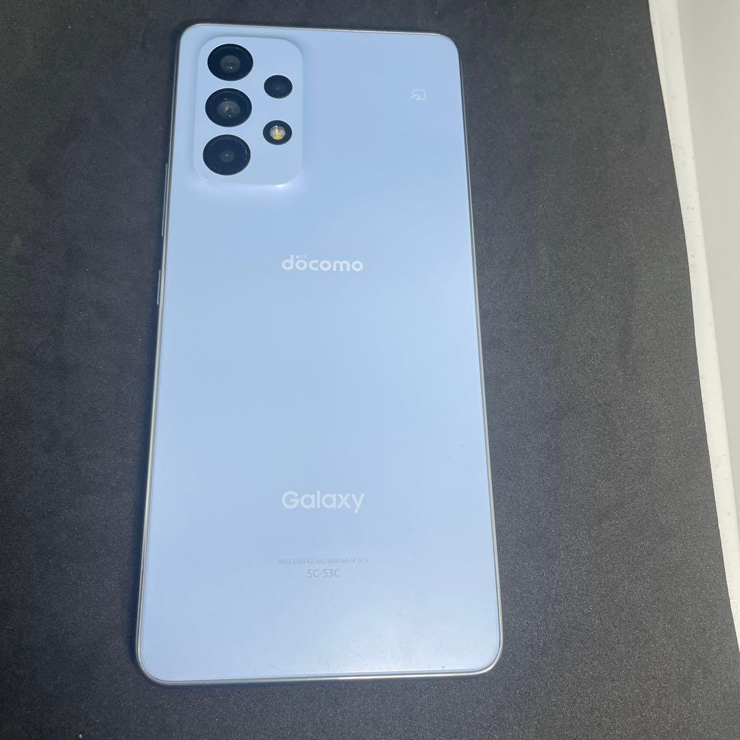 ドコモ【SIMフリー】GalaxyA53 5G オーサムブルー6GB128GB