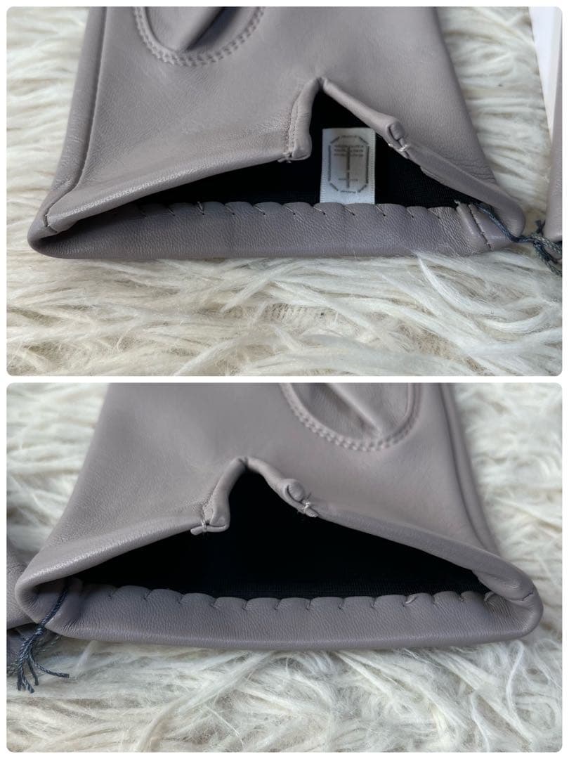 【新品未使用】tet. テト　ラムレザー　グローブ　手袋　レディース