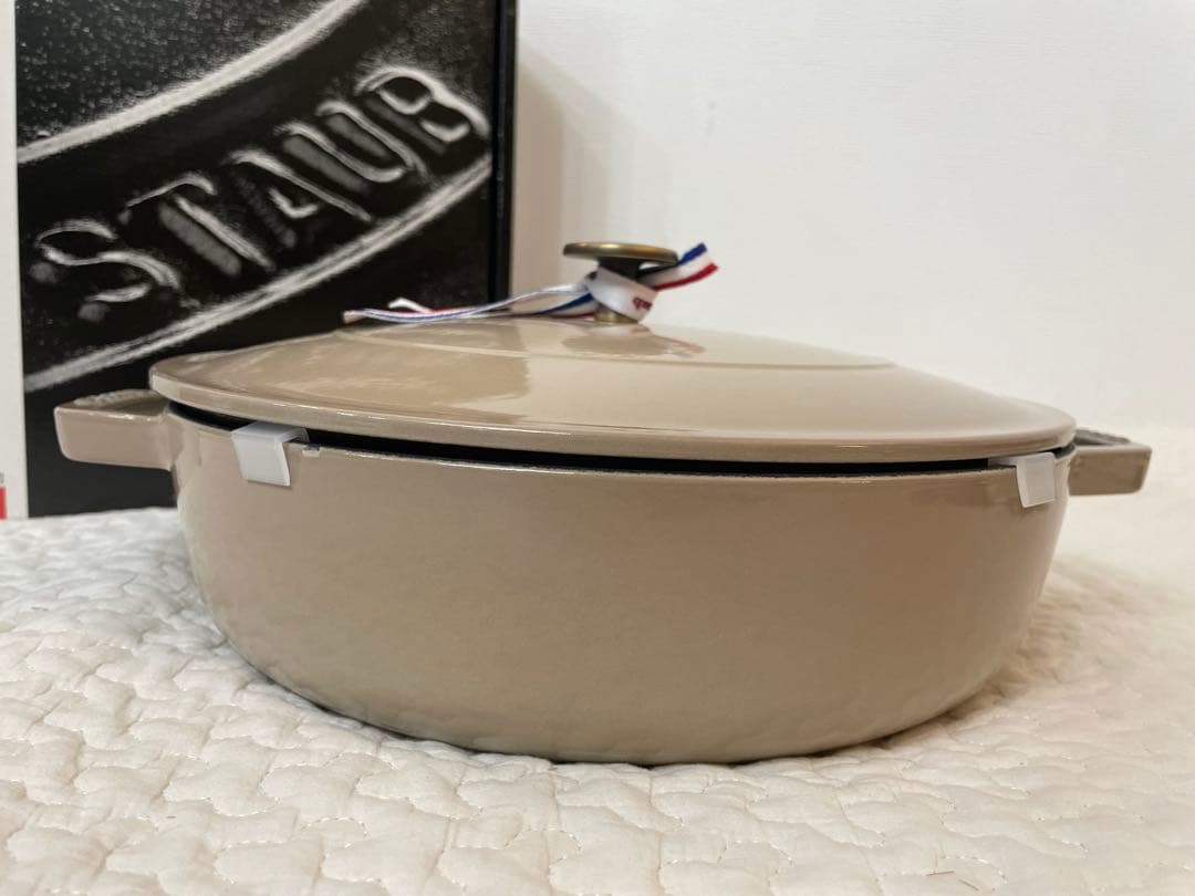 〈新品〉ストウブ　ブレイザー　ソテーパン　リネン　26㎝