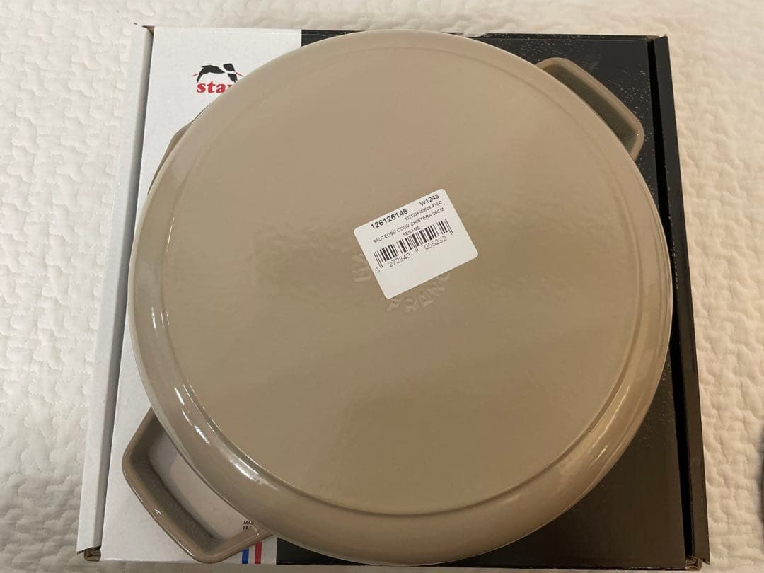 〈新品〉ストウブ　ブレイザー　ソテーパン　リネン　26㎝