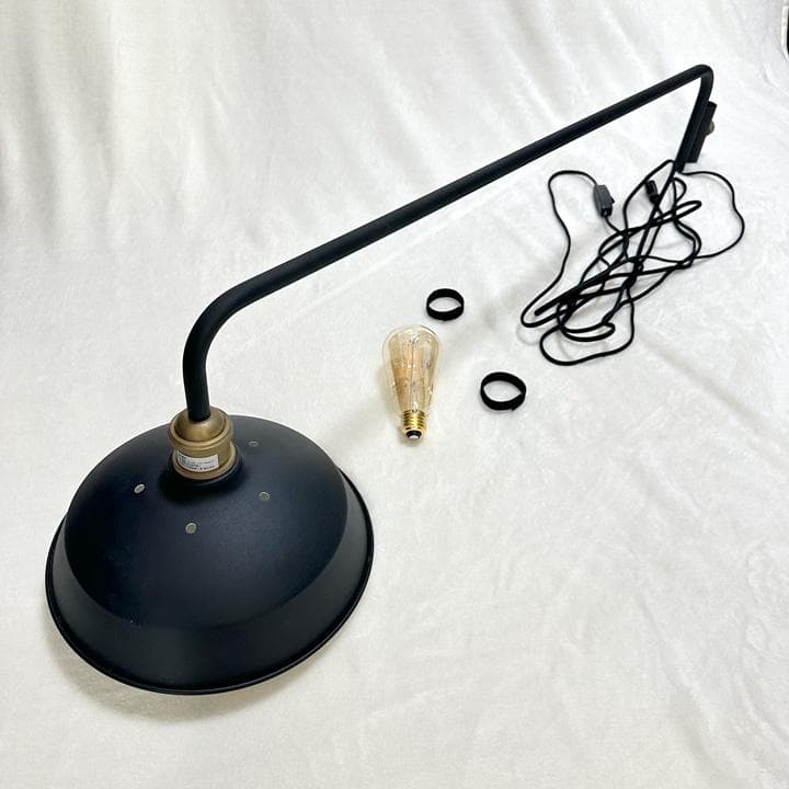 DRAW A LINE 照明セット ランプアームL + シェード + 電球付