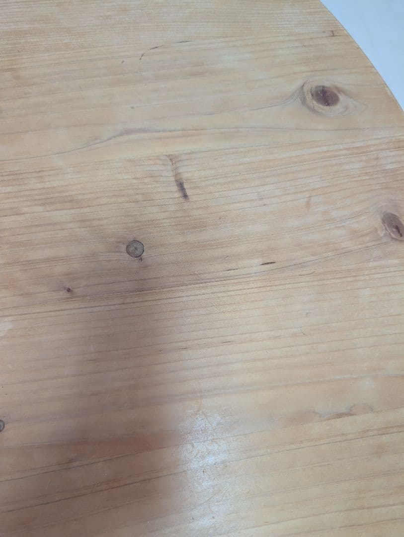 えん ひのき ちゃぶ台 折りたたみ 円形木製テーブル ナチュラルウッド