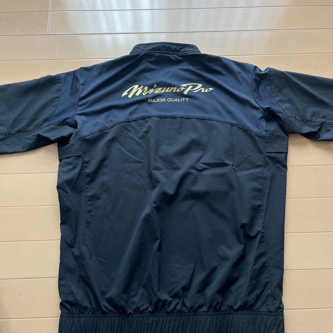 MizunoPro 半袖シャツとショートパンツ セット ネイビー