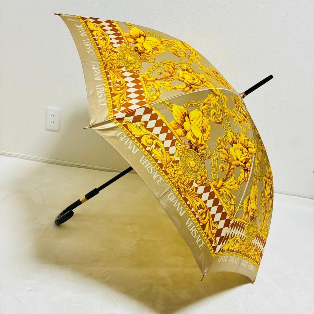 豪華絢爛 GIANNI VERSACE 総柄 サンバースト 傘 ヴェルサーチ