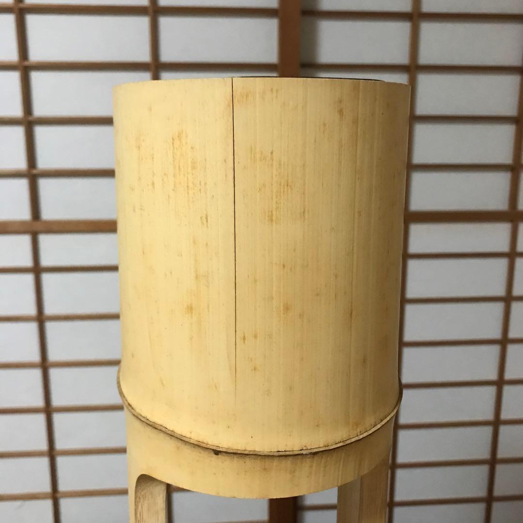 竹　二重切　花入れ　③