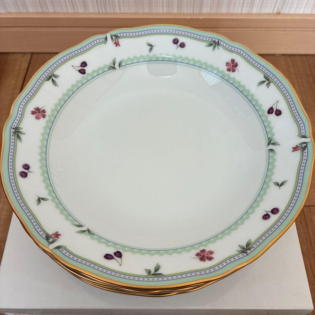 Noritake スープ皿19.5cm 5枚セットレア　廃盤品
