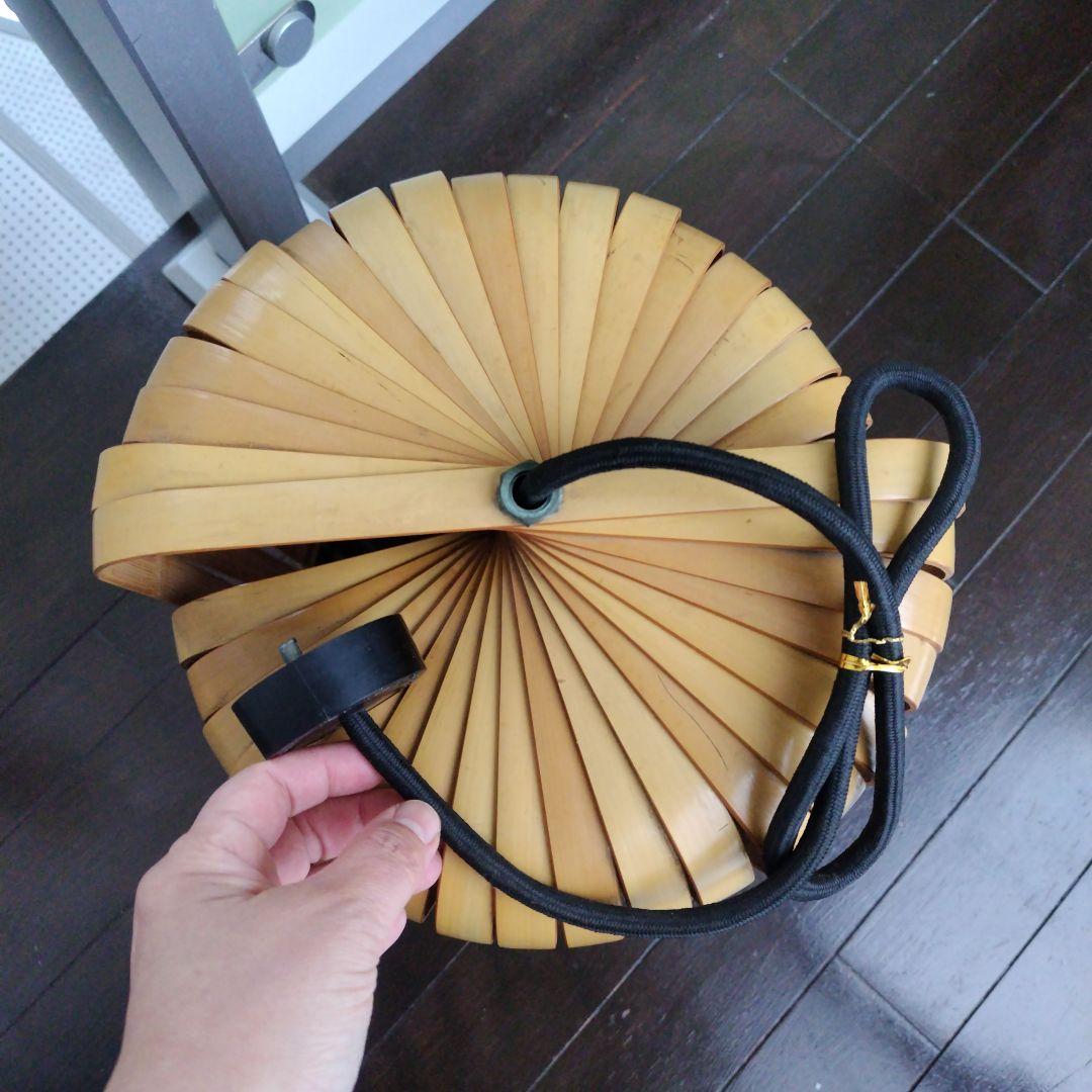 昭和レトロ当時物 1950-1970年物 バンブー 竹シェード ペンダントライト