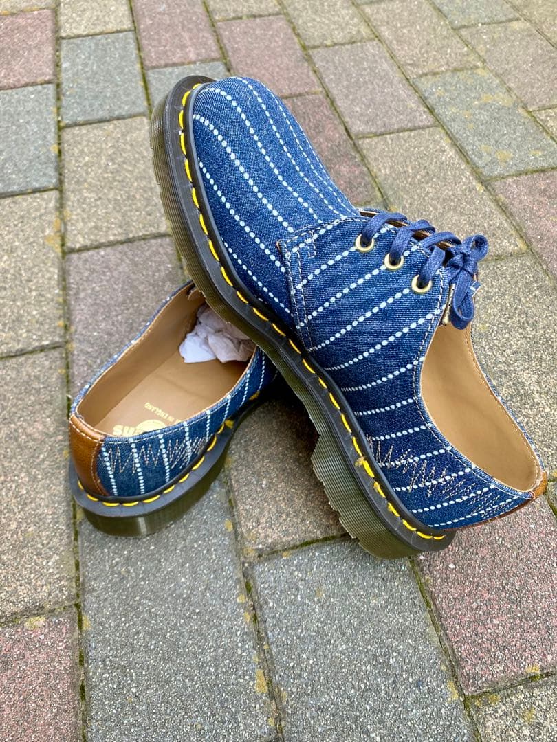 Dr.Martens INDIGO デニム MIE1461 3ホールシューズ