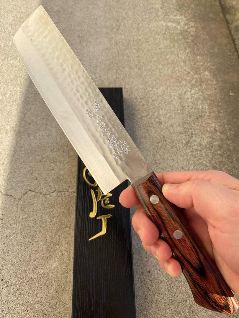 関の刃物 菜切り包丁165mm 富士觀 VG-1 ステンレススチール