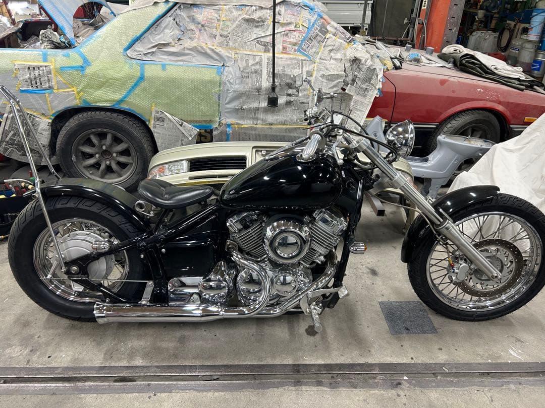 ドラックスター400 ローダウンリヤショック