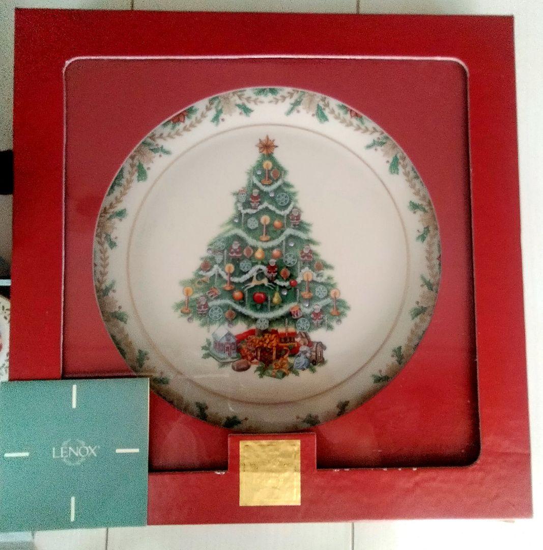Lenox クリスマスプレート 1998年 【プレートスタンド付き】