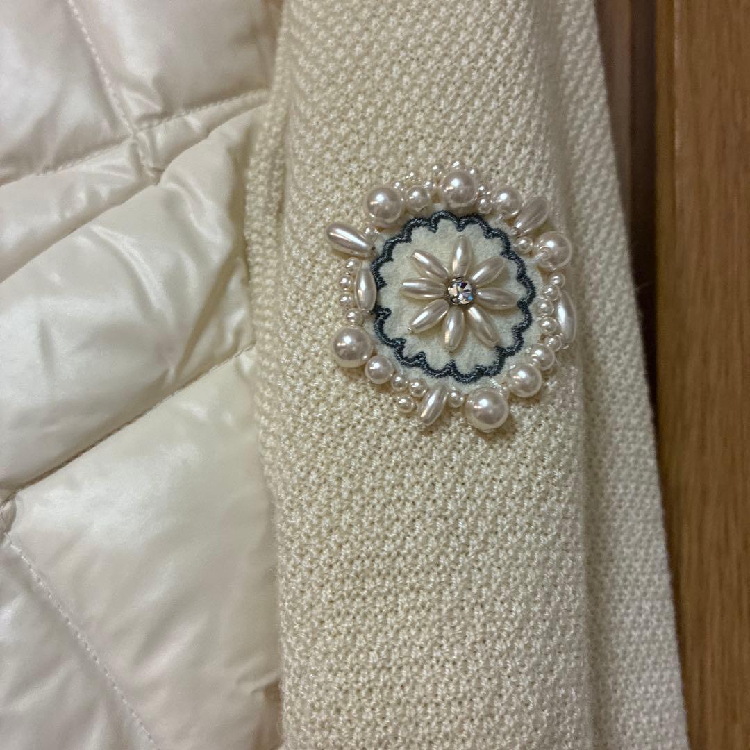 スーパービューティーアイボリー ノーカラージャケット 44