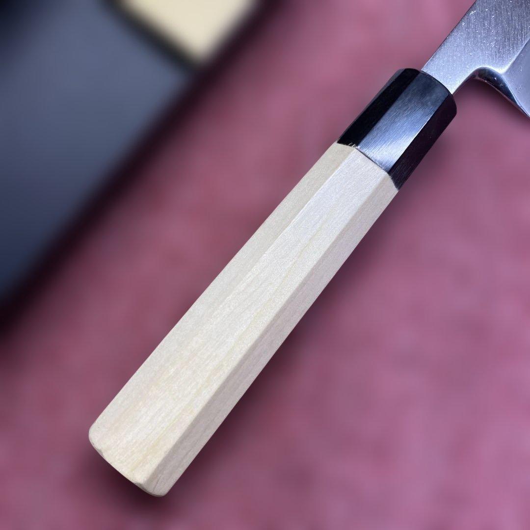 銀三　勘所切付型特製万能和包丁　210㎜ 7寸