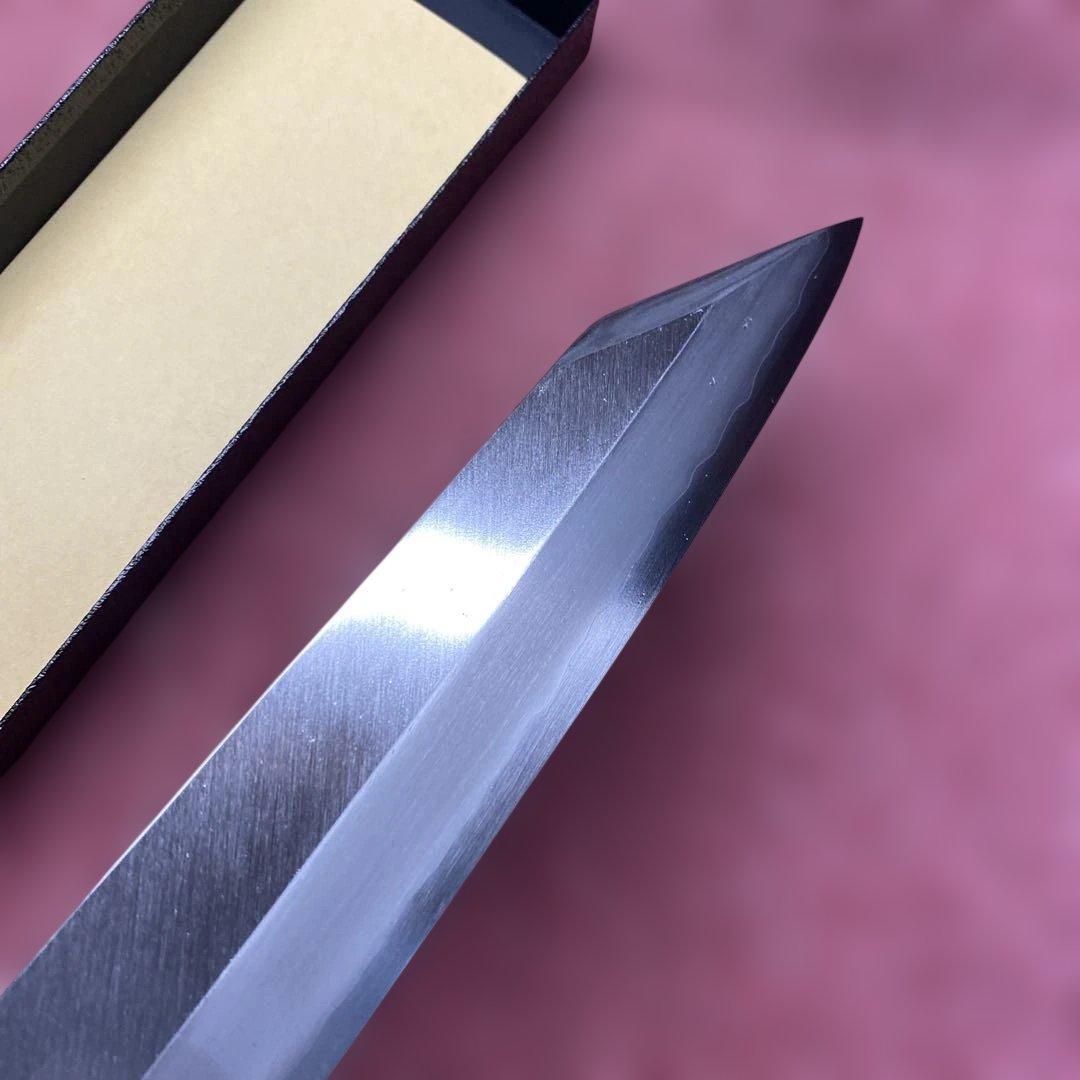 銀三　勘所切付型特製万能和包丁　210㎜ 7寸