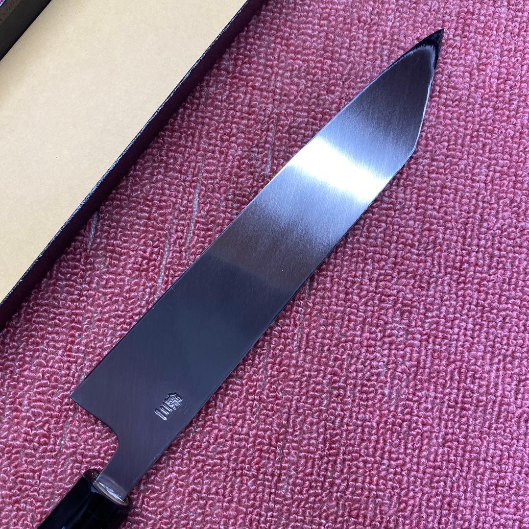 銀三　勘所切付型特製万能和包丁　210㎜ 7寸