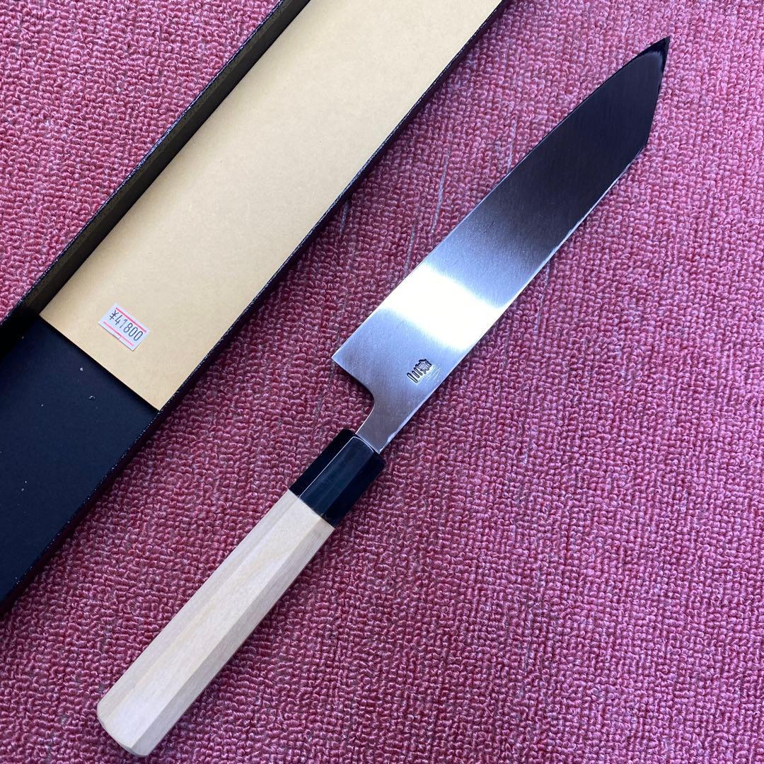 銀三　勘所切付型特製万能和包丁　210㎜ 7寸