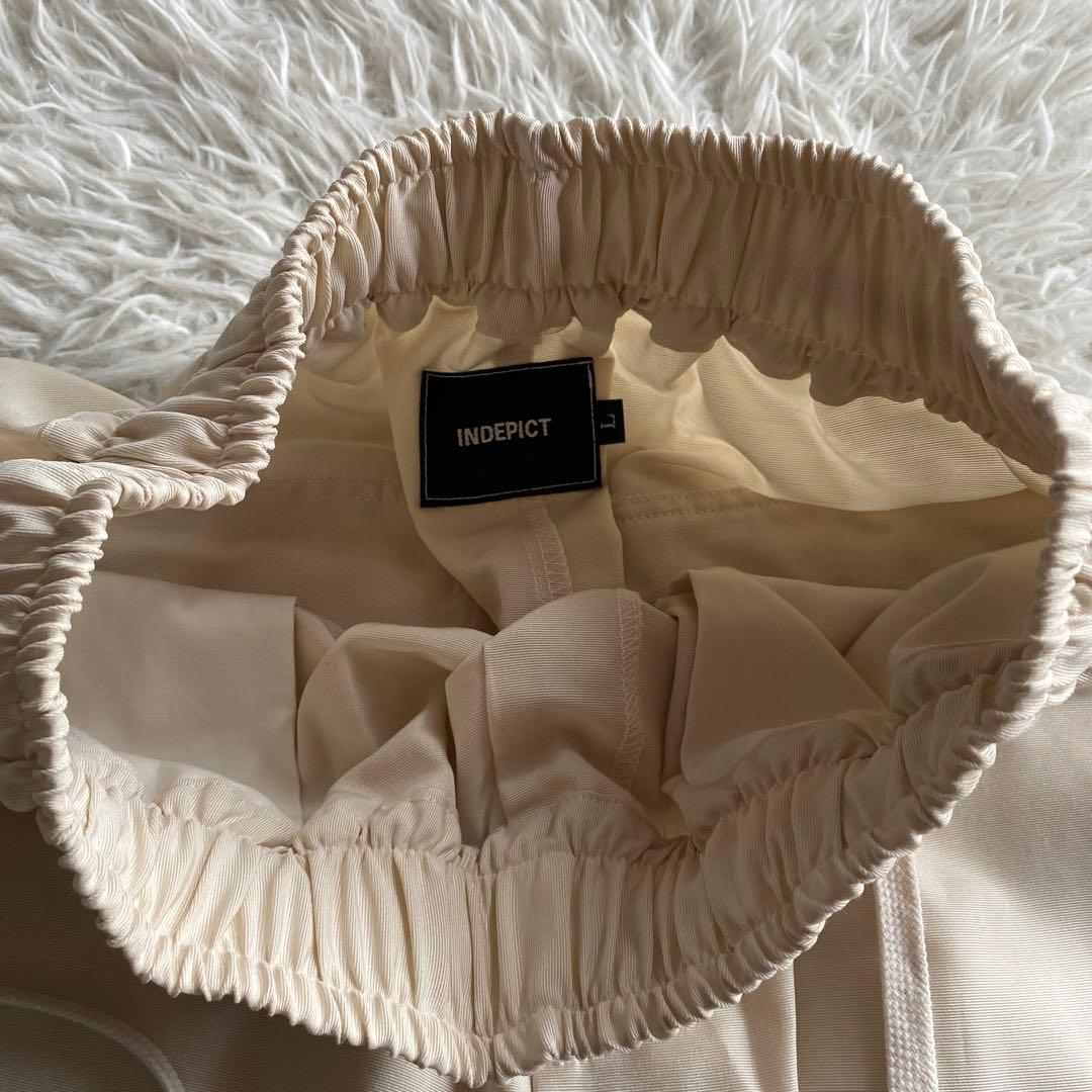 S美品　indepict ラウンジパンツ　ライトグレー　L サルエル