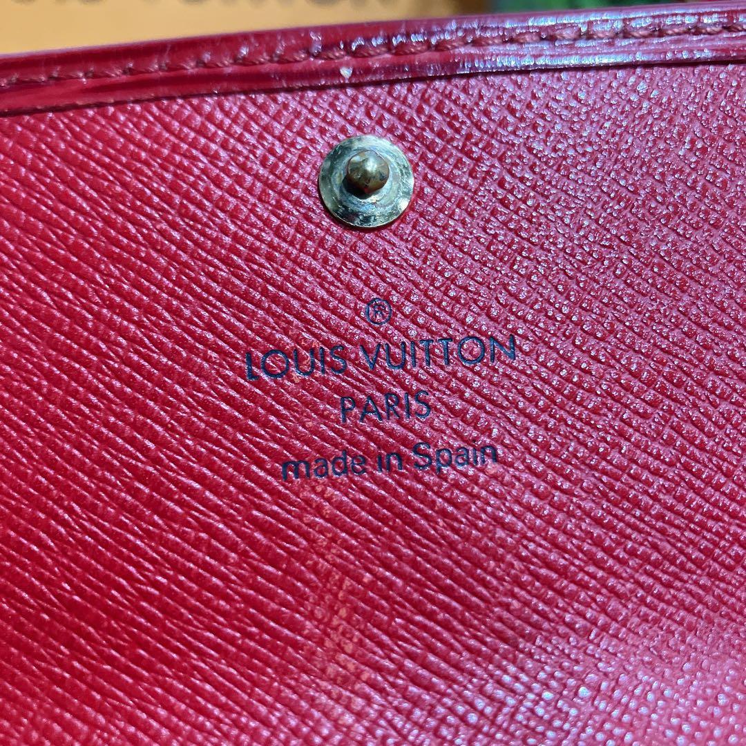 ！極美品！ ルイヴィトン エピ ポシェット ポルトモネ クレディ 長財布 レッド