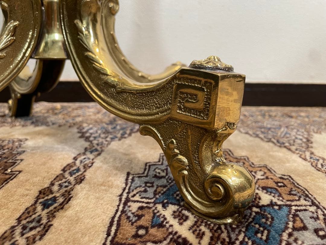 エレガント 天然石 ポールハンガー イタリアンクラシック マーブル オニキス