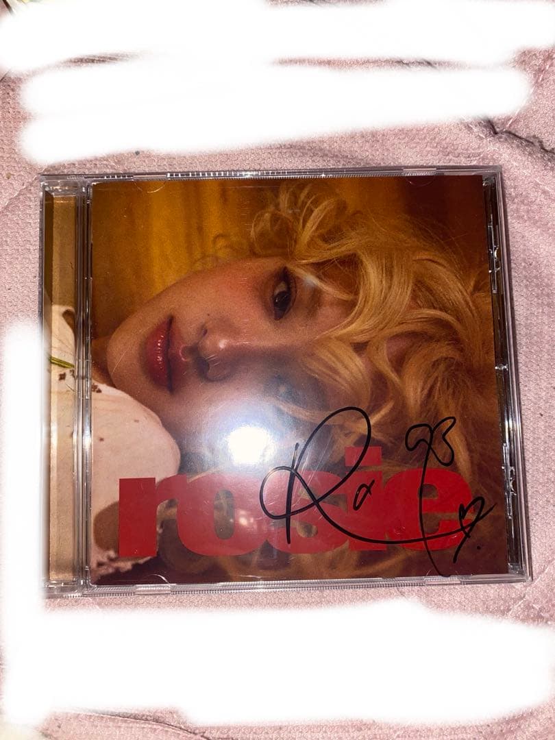 直筆サイン アルバム rosie rosé BLACKPINK