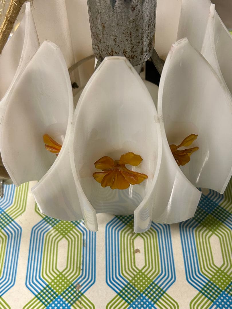 送料込み☆昭和レトロ　ペンダントライト　スペースエイジ