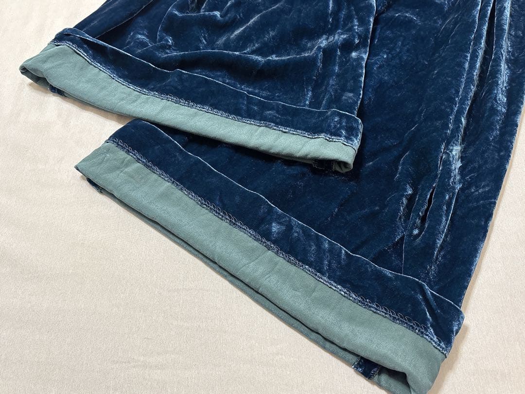 早い者勝ち　ZARA STUDIO ベルベット セットアップ 上下 シルク M