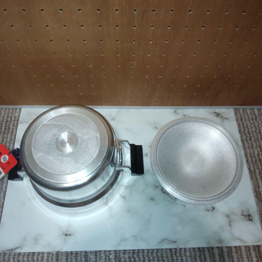 新品 50年前位の 亀印 アルミ合金 文化鍋 遠山軽金属 1,7L