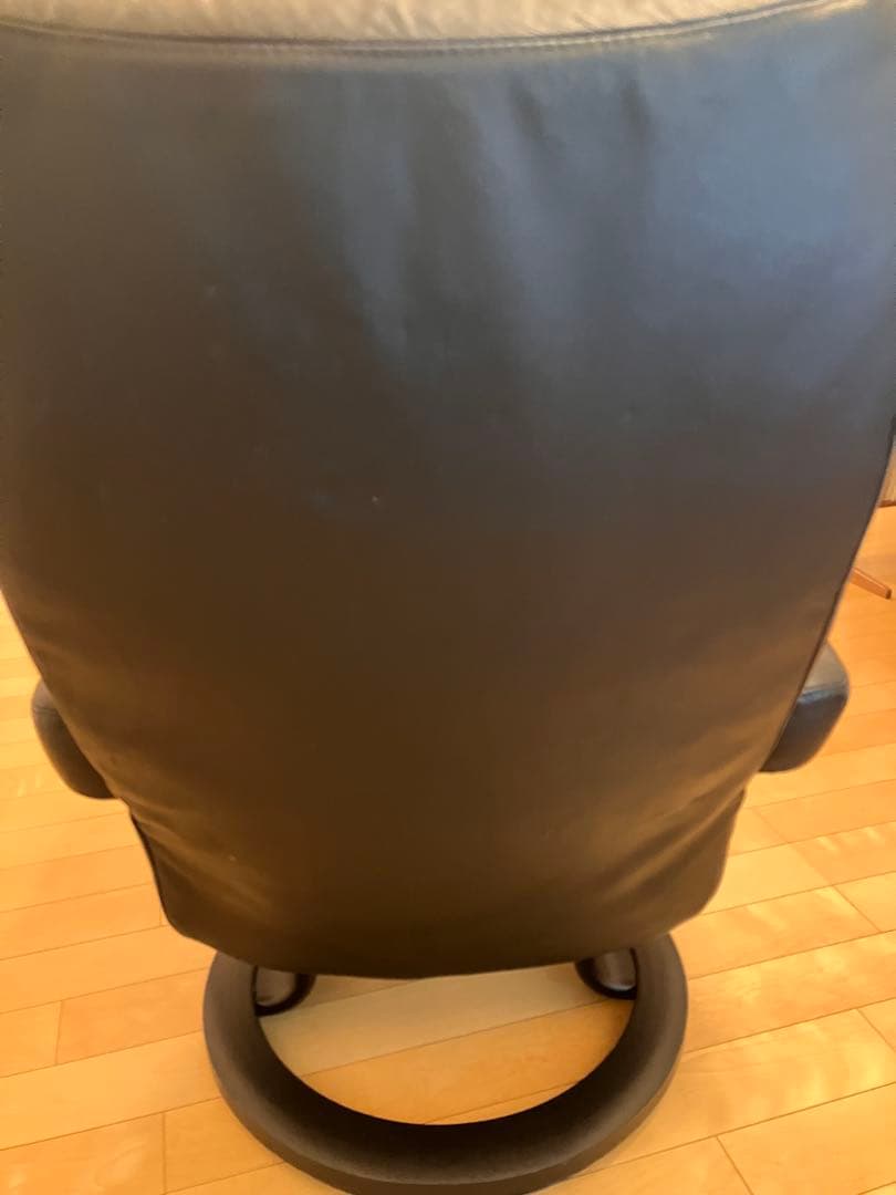 エコーネス レザーリクライニングチェア オットマン セット EKORNES