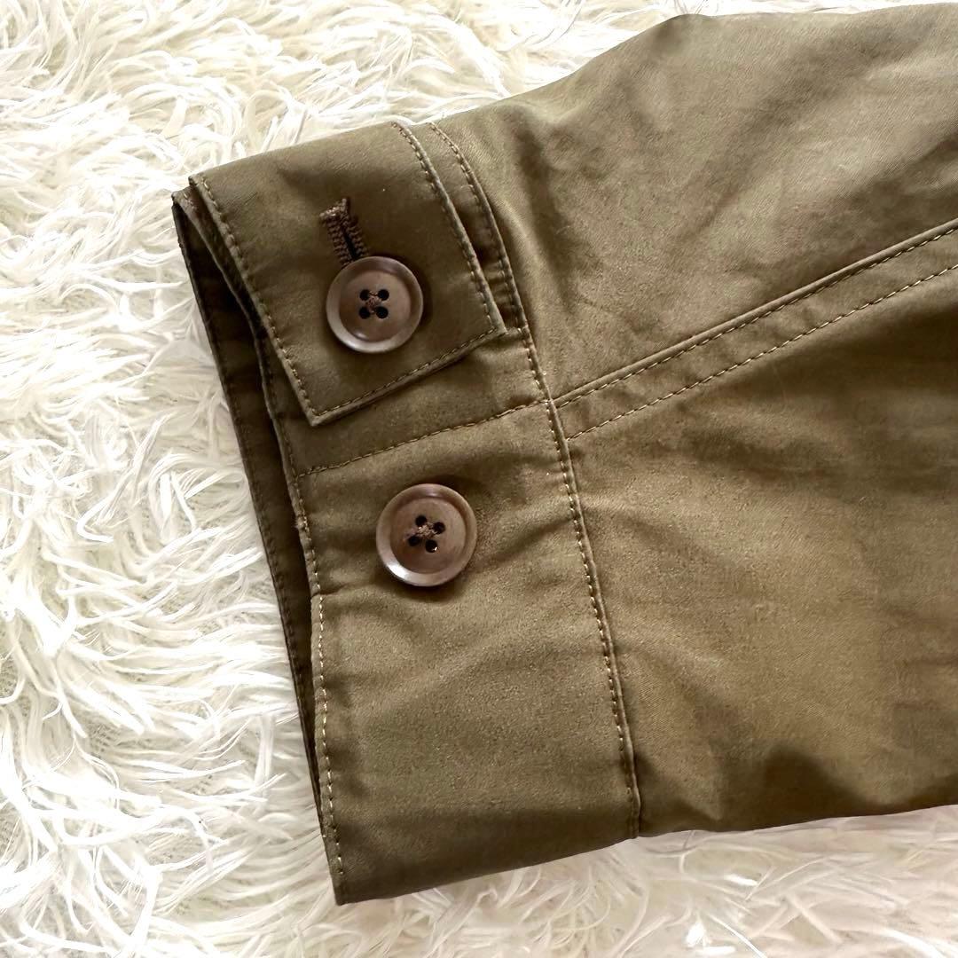 美品【Whim Gazette】ウィム ガゼット　モッズコート　ライナー付カーキ