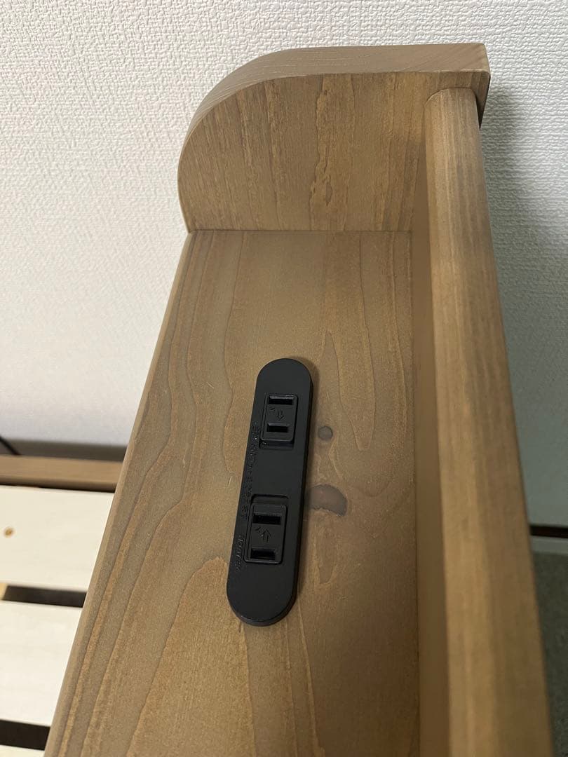 【引取り限定】RASIK フォルテオ すのこベッド 頑丈 グレージュ シングル