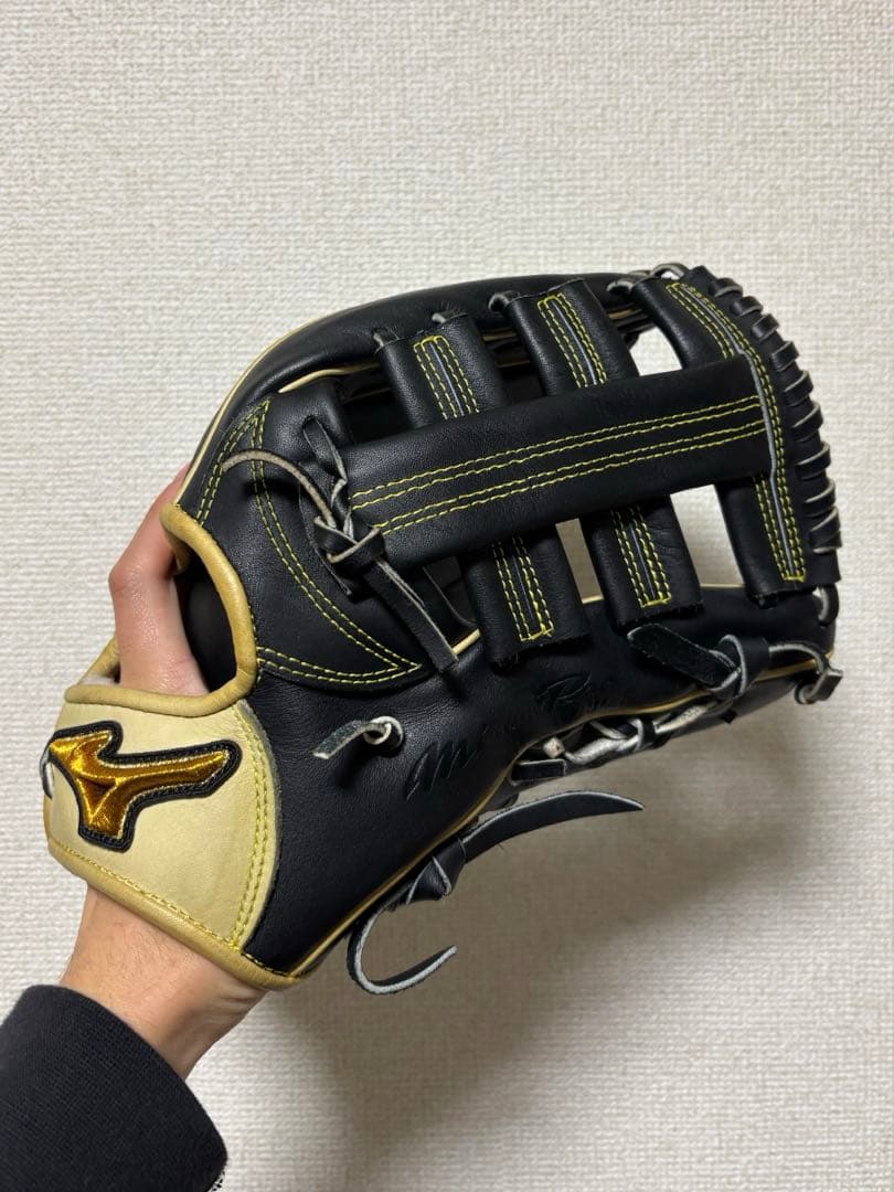 《オーダー》MizunoPro 軟式外野手用グローブ 波賀ジャパン