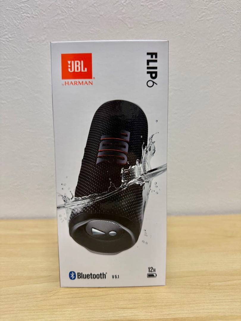 【新品未開封】JBL FLIP6 ワイヤレススピーカー　ブラック