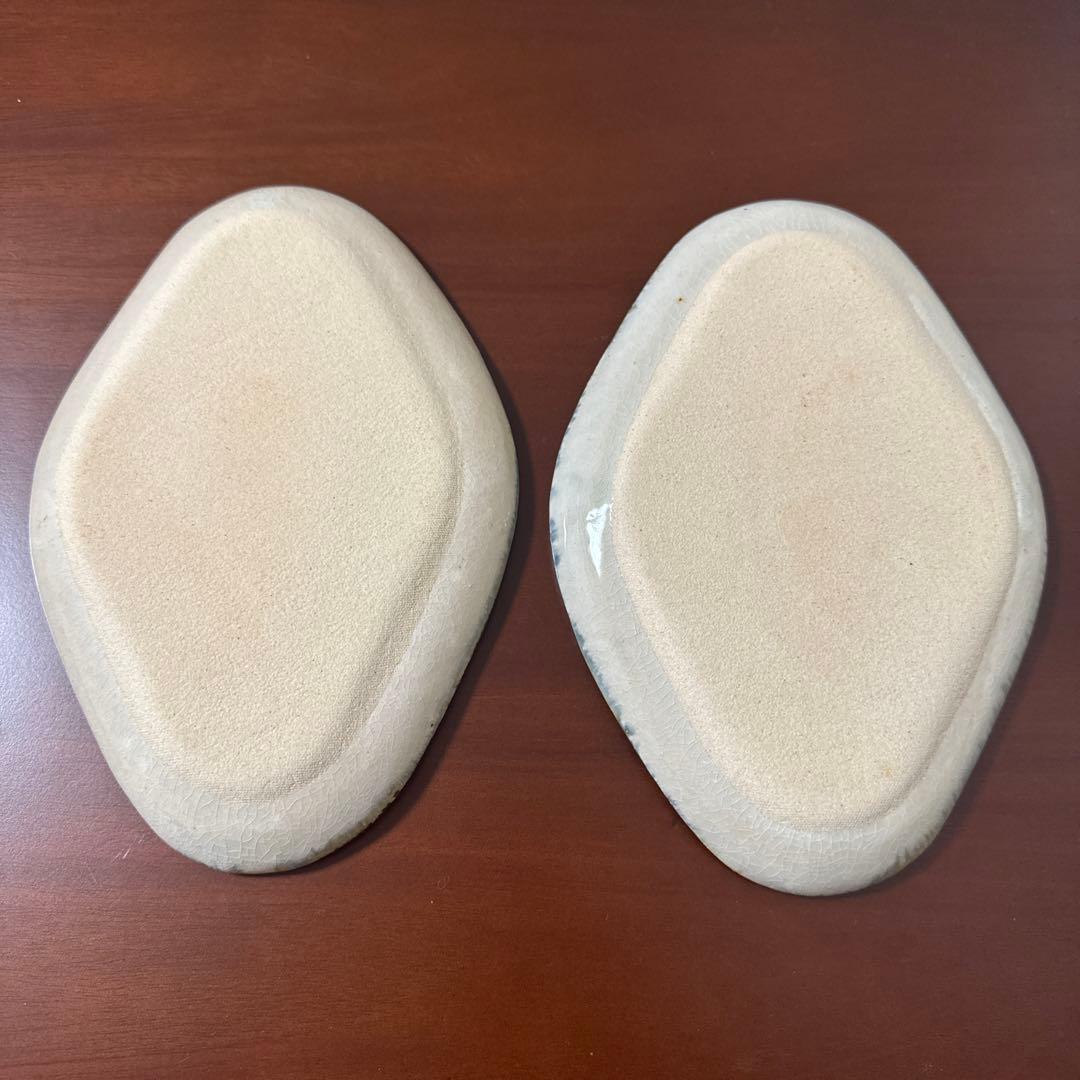 コウホ窯　ひし形プレート2枚セット