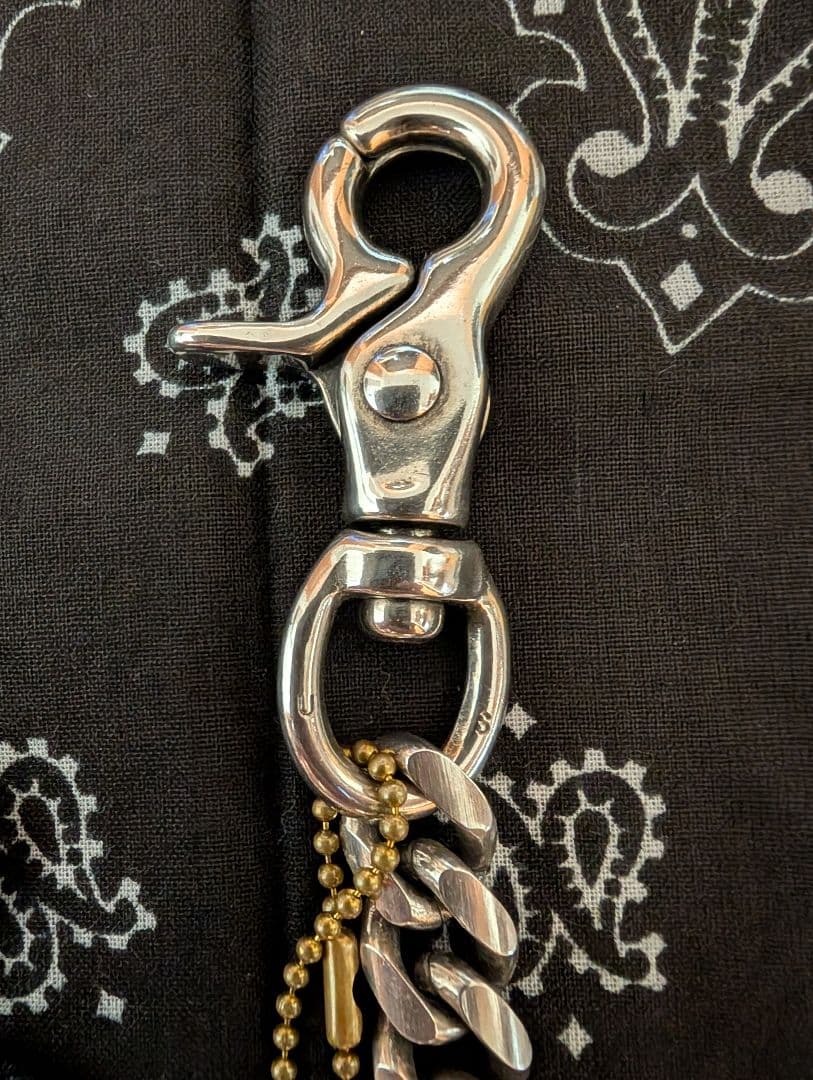 森愁斗着用US(アス)オリジナルウォレットチェーン新品未使用品ロング