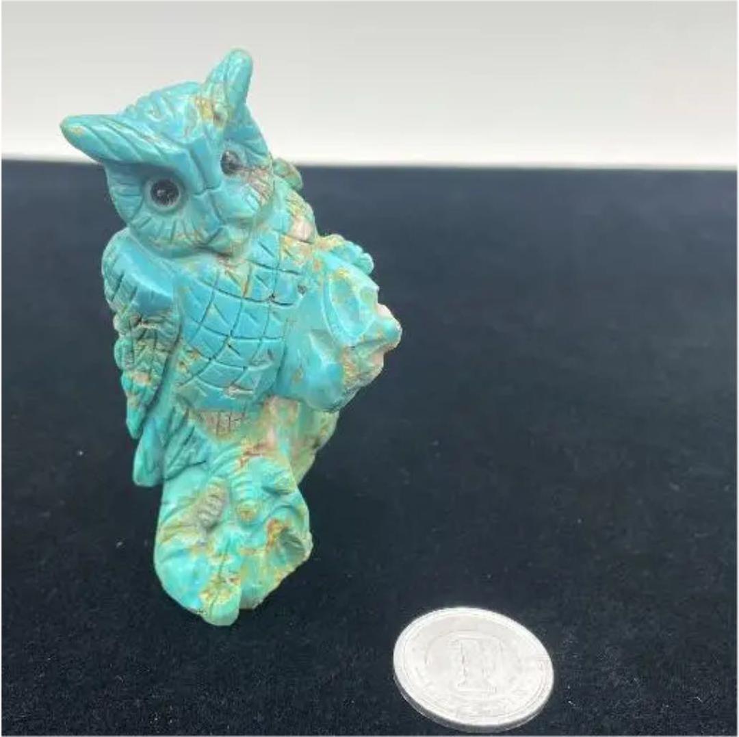 本トルコ石（梟）