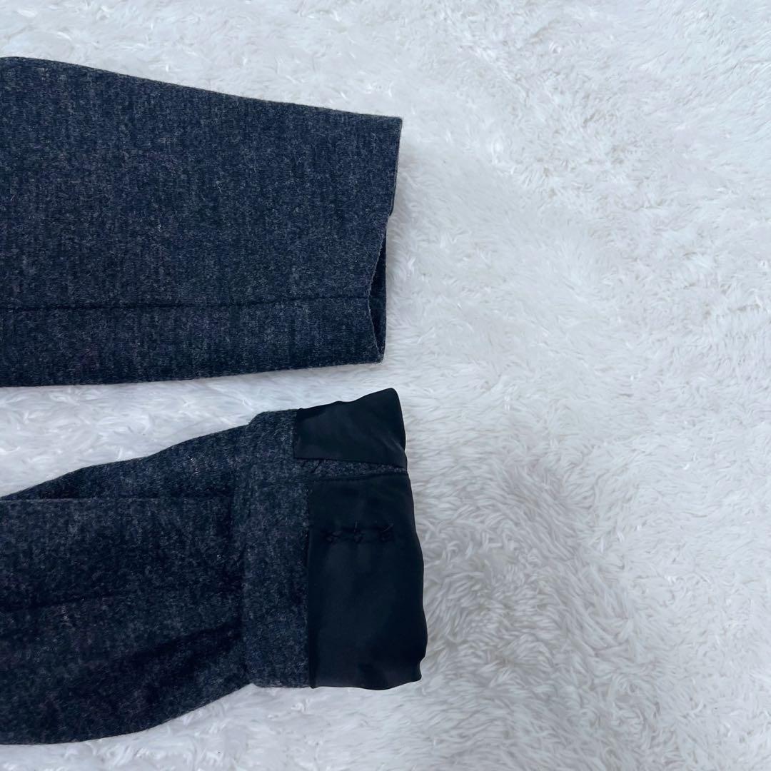 未使用級 ナノユニバース ダメリーノ セットアップ スーツ グレー 近年モデル