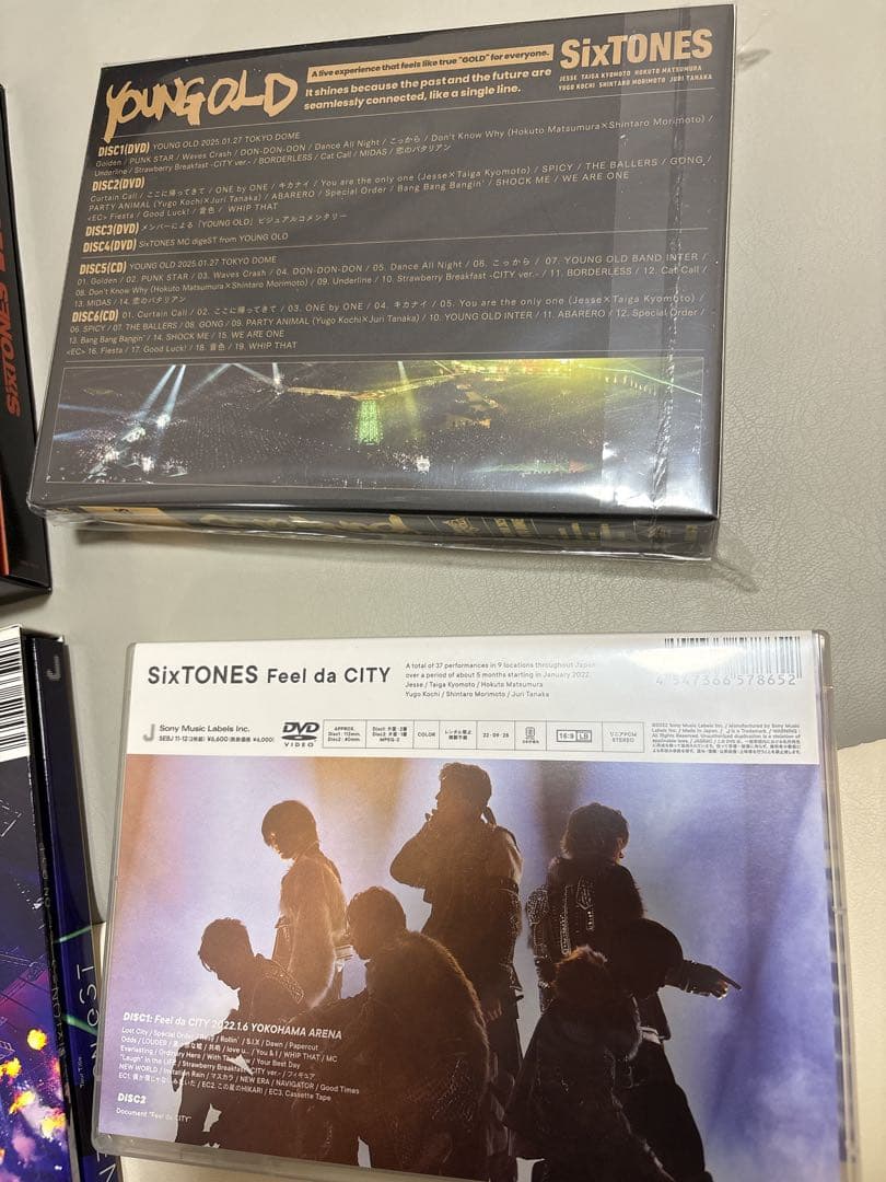 SixTONES ライブDVD 6枚セット