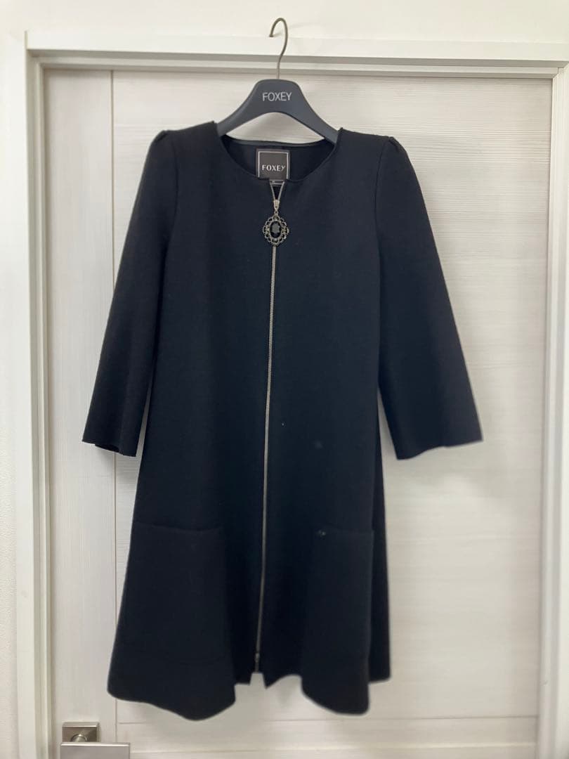 Foxey フォクシー ウール　ワンピース　コート　美品