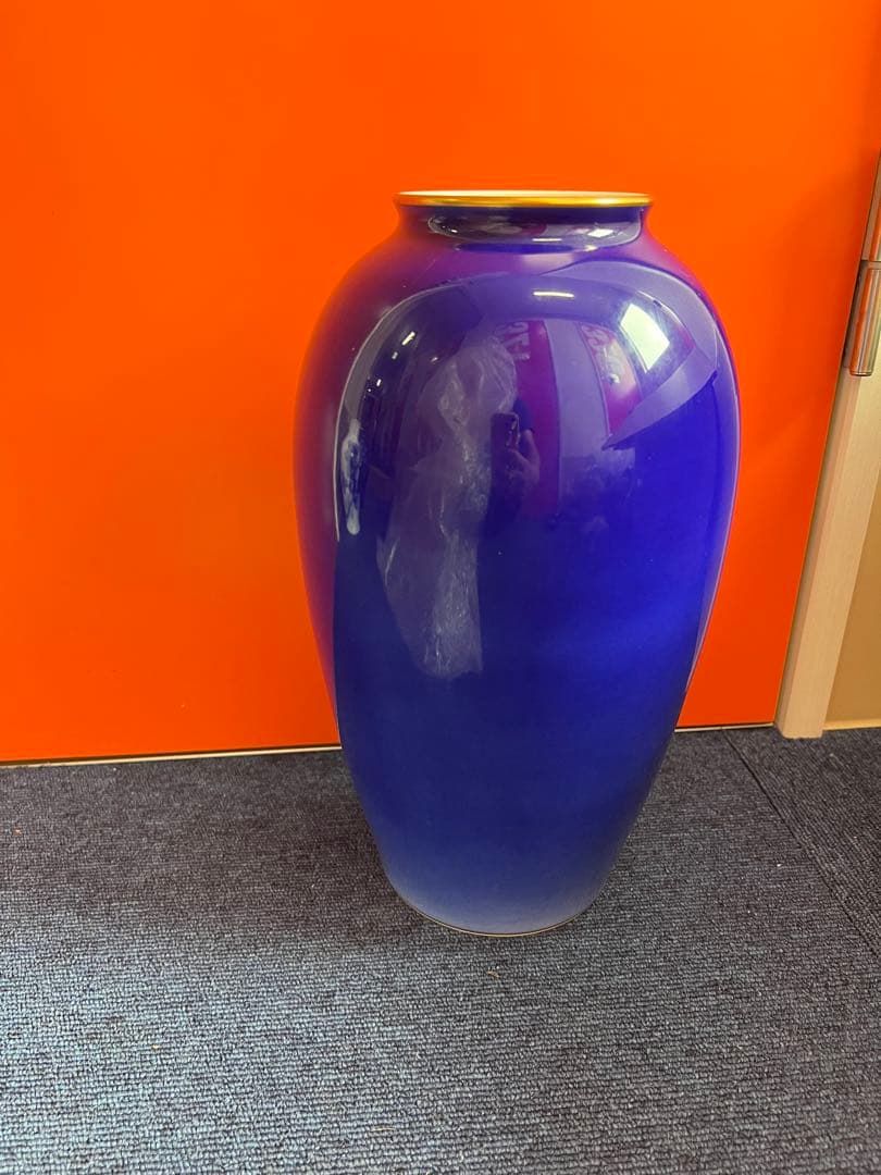 1422 香蘭社　金彩　花瓶