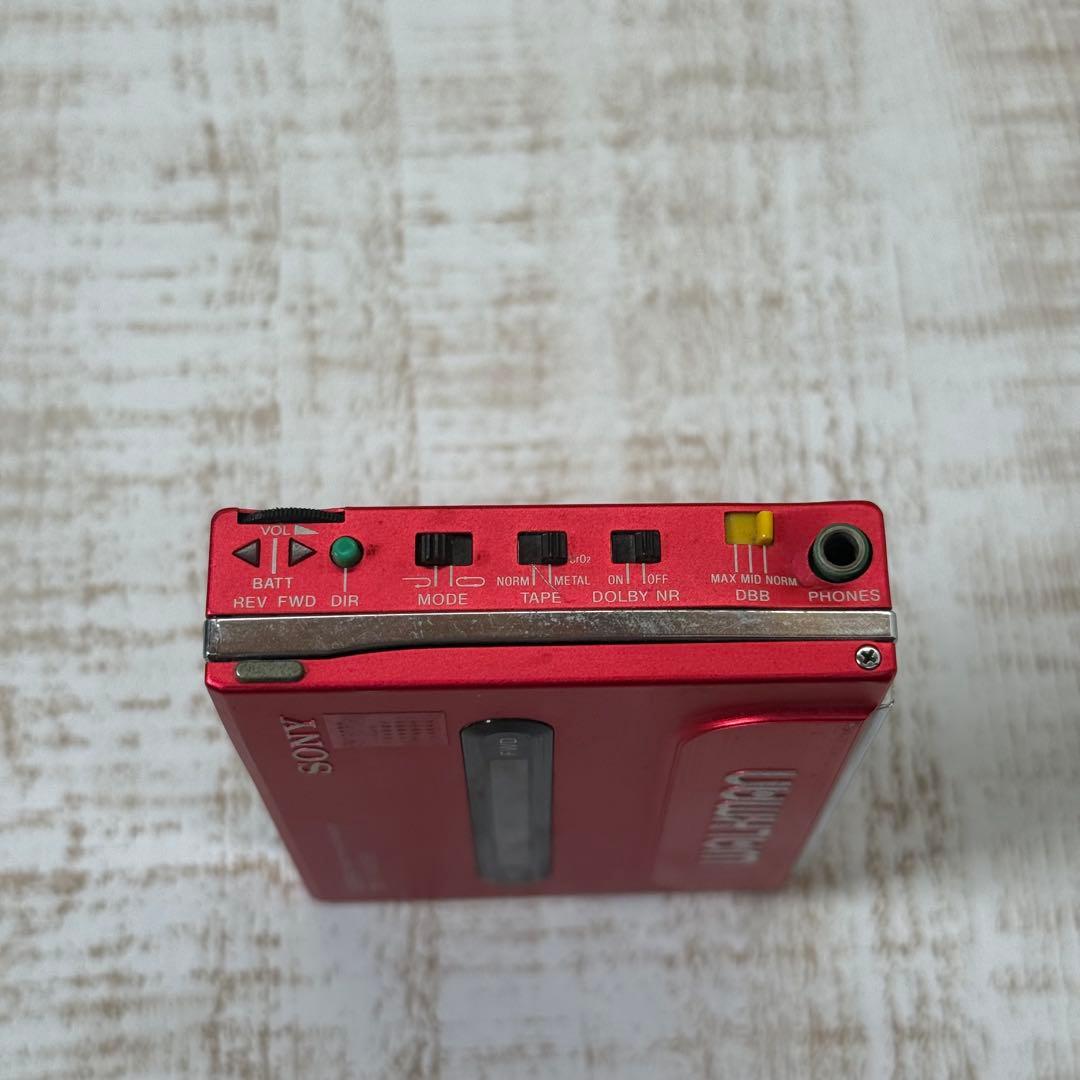 SONY WALKMAN WM-501 ソニー　ウォークマン　レッド　ジャンク