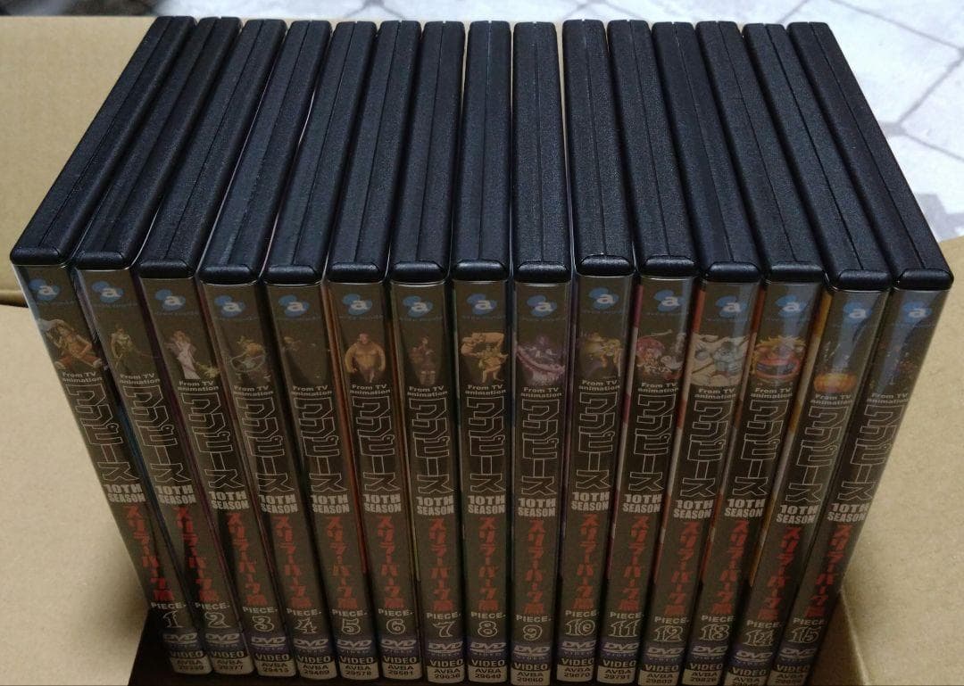 ONE PIECE　10thシーズンスリラーバーク篇　ＤＶＤ１５巻セット④