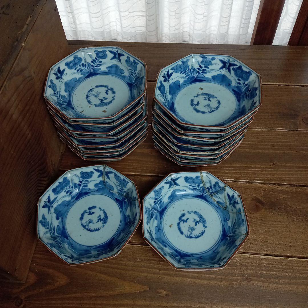 明治伊万里　真酢皿18枚　E−666