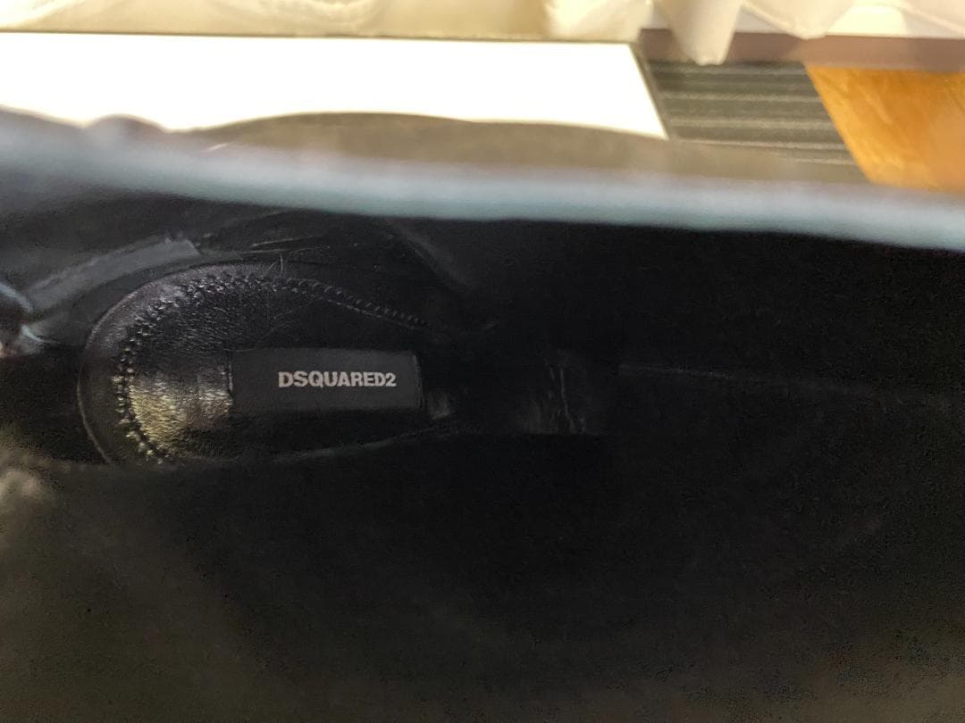 Dsquared2 グリッター レースアップオープントゥブーツ