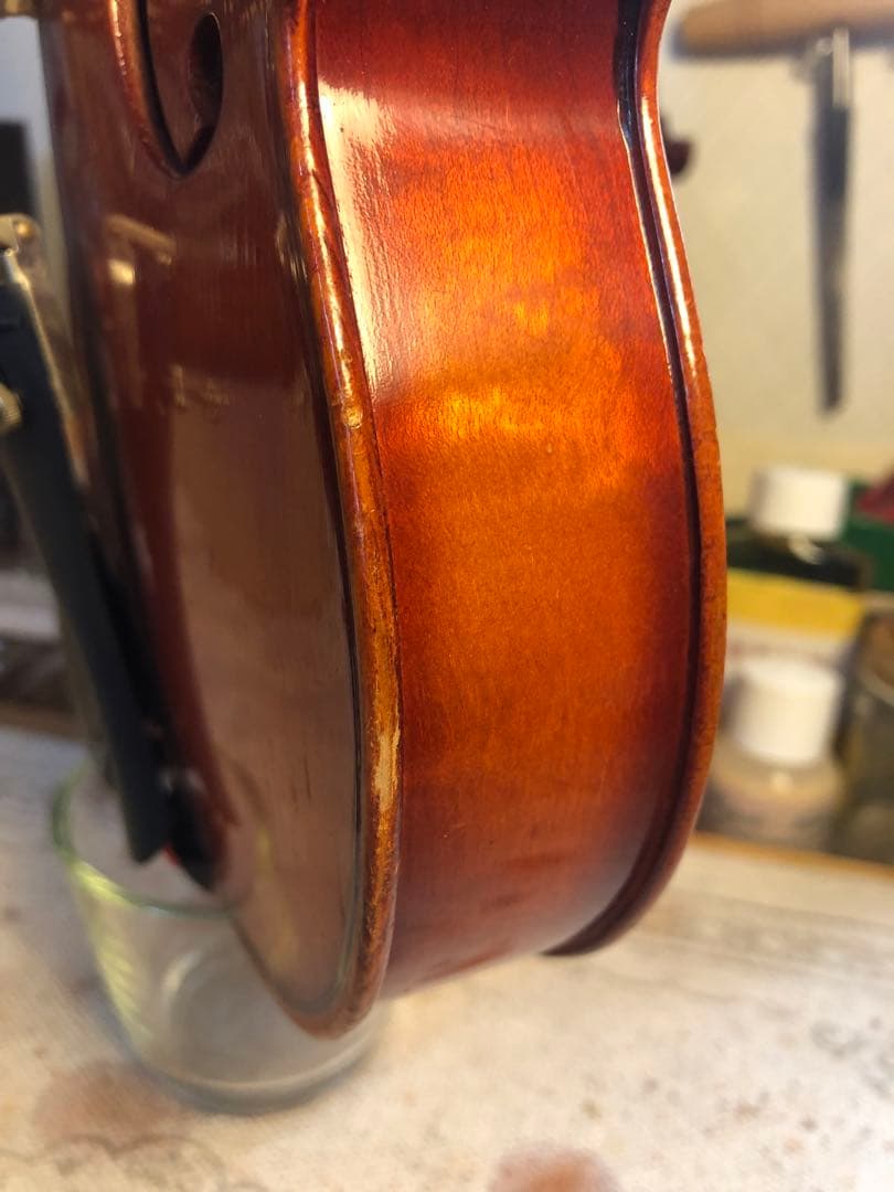 【駒&魂柱調整済】Suzuki分数バイオリンNo280 1/2 1977