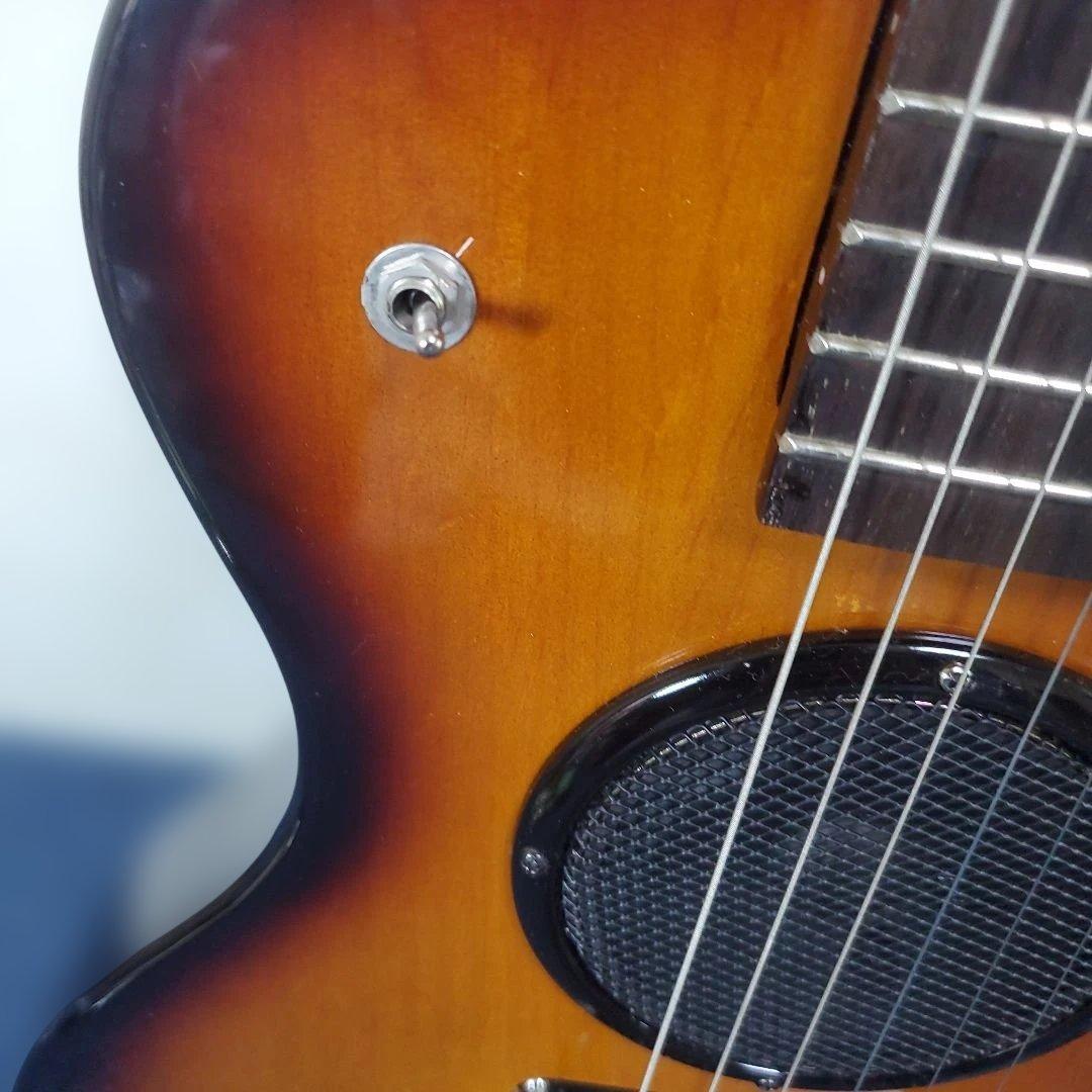 h443☆美品☆Barclay☆アンプ内蔵☆エレキギター☆ミニ☆カバー付き