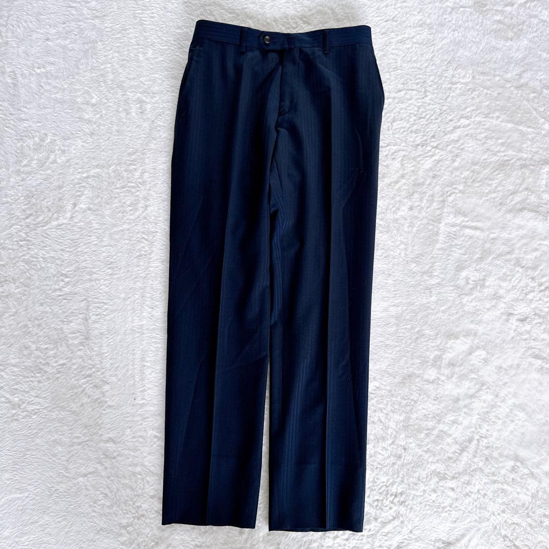 【PERSON'S FOR MEN】3ピース スーツ ネイビー YA4サイズ