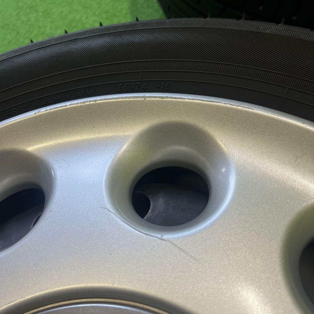 れ① 2本 ココア純正鉄ホイール　155/65R14セット！
