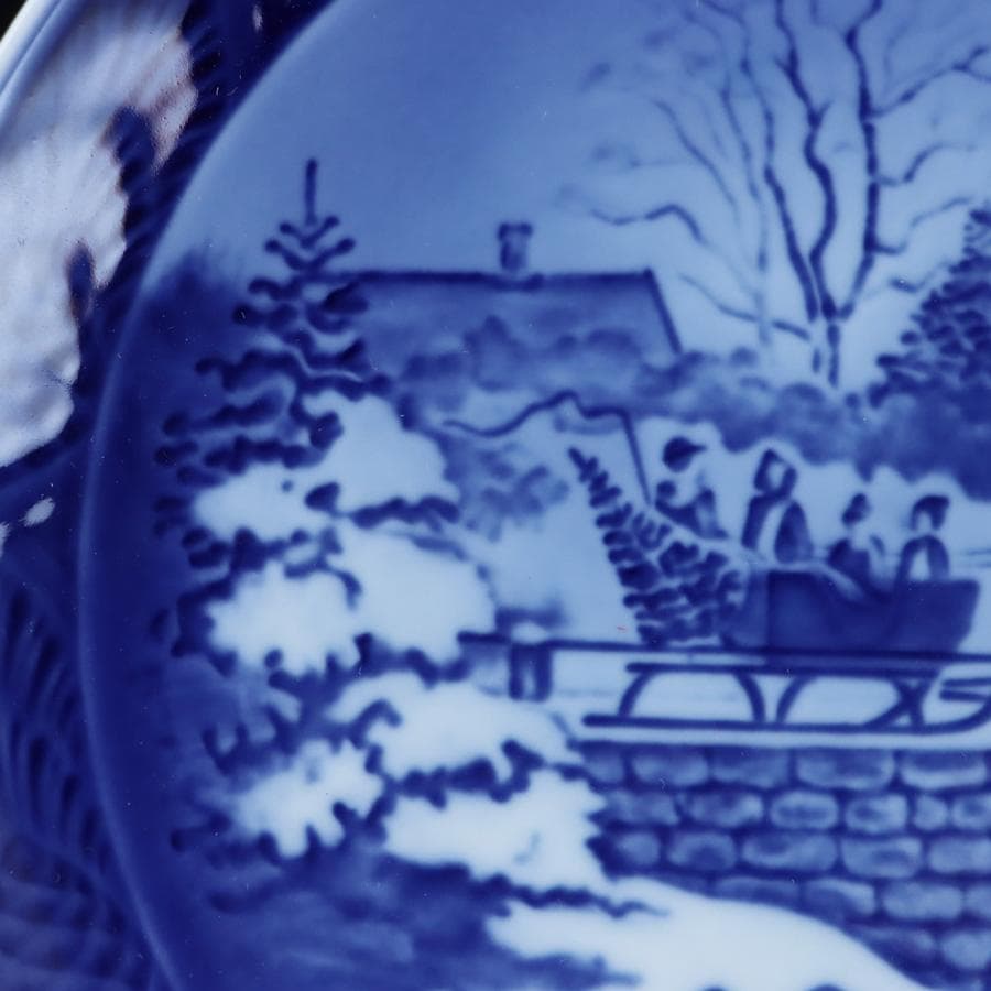 Y2549-34 ロイヤルコペンハーゲン イヤープレート 3枚セット