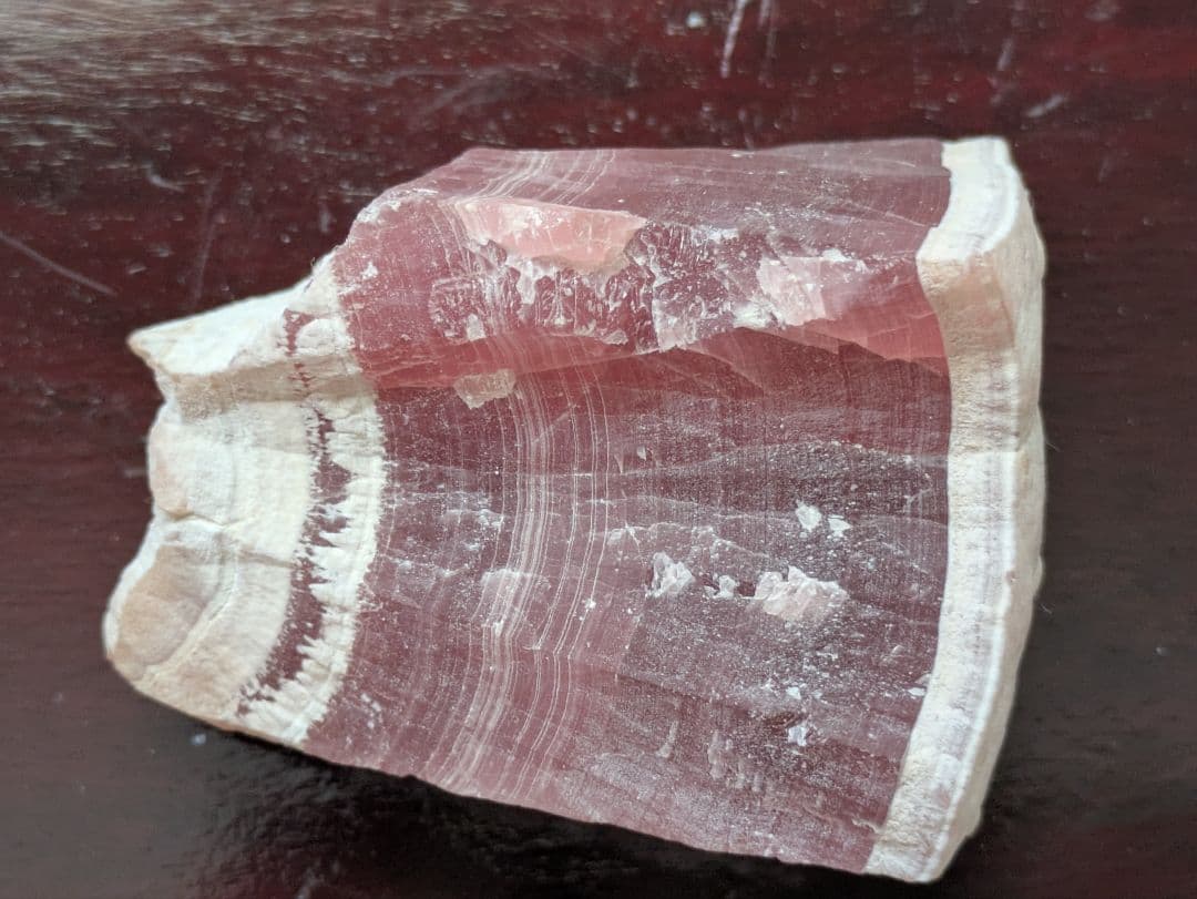 K*8様 北海道産 菱マンガン鉱 標本 123g ロードクロサイト